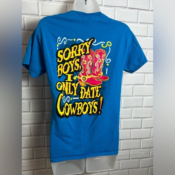 Girls short sleeve blue t-shirt /size S - Picture 7 of 8